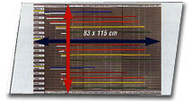 profile lines on magnetic planning board