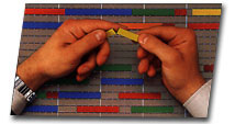 split the text plates for magnetic planning board